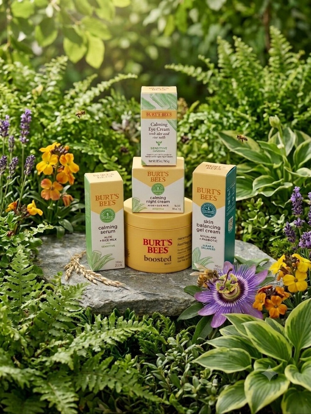 Burt's Bees Deluxe Body & Facial Bundle Skincare Set Full Size Products $88 MRV